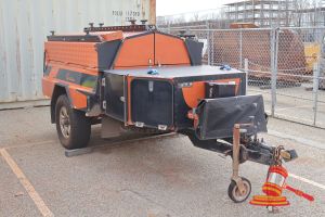 2021 Camprite Campers TX6 MK3 Camper Trailer Orange/Black, Single Reg #: 1TWK032, Lic to: 1/12/2026 VIN: 6T9T20WA1MABCA010 Features: ATM: 2000Kg, 7 Pin Round Trailer Plug, Anderson Plug, Awning Canvas's, Projecta 12V 35A 7 Stage, Voltmeter, BCDC1240D - 12V DC DC 3 Stage Battery Charger, RCD, Vehicle Tow Hitch, Ground Cover, Spare Tyre. (*WP # 4464*) Condition: Panel: GOOD, Paint: GOOD, Tyres: GOOD Overall Condition: GOOD
