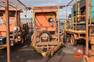 22 · 2015 Advanced Pump T26 Plant Trailer Orange/Grey, Reg #: Unlicensed VIN: 6T9T26WA1F0AAK027 Features: Spare Tyre, 1x External Power Plug, External Lights, Bore Inlet & Outlet, Circuit Breakers, Fire Extinguisher, WCB Piping. 2 x Tyres Flat (1x Tyre Damaged) (Asset # TA1993), (*WP # 4772*) Condition: **Dents Around Trailer.** Panel: FAIR, Paint: FAIR, Tyres: FAIR, Overall Condition: FAIR