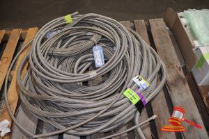5 X Rolls Of S/Steel Hose Protectors Of Assorted Lengths And Widths, Some Widths Include; Approx 10mm,48mm And Others ,On A Pallet