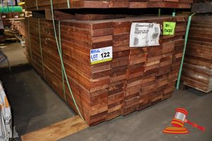 122 · JARRAH SKIP DRESSED, FEATURE, 95mm x 25mm, QTY 0.468M3, 187LM, RANDOM LENGTHS ( L1850 x W560 x D500 TRANSPORT SIZE ONLY APPROX) (PACK# 2460261)
