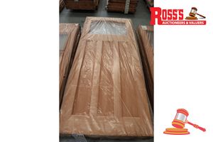Timber Door With Panel (No Glass), Code: Ed 84, 2040 X 870 X 40mm