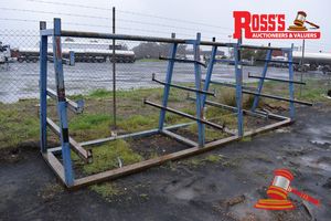20 · Steel Framed Heavy Duty Steel Stock Finger Rack *Size: 5.4 Metres Long x 2.05 Metres High x 4 Tiers