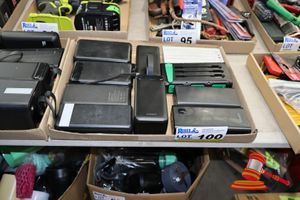 100 · 10 X PORTABLE POWER BANKS, VARIOUS BRANDS AND POWER . INCLUDING: CYGNETT, UNTESTED (SOME MARKS)