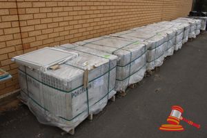 68 · 8 x Pallets of Floor Tiles, Size: 600mmx 600mm, Colour: Rockland White Matt/Tech, Colour Code: R251101, Approx C306 Boxes, 4 x Pieces per Box, 1.44sqm per Box, Approx Total: 396.36sqm