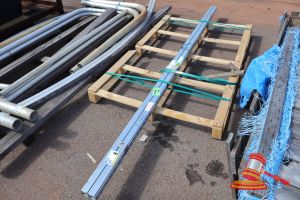 4 X Structural Chanels, Approx 3m L , Some Marks, On A Pallet