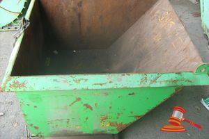 Steel Skip Bin - Self Tipping, Approx 900 X 900 X 600