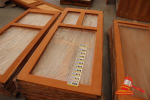 412 · TIMBER DOOR FRAME, CODE: AMBON 2, 2040 x 820 x 25mm