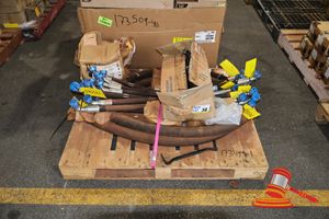36 · ASSORTED INDUSTRIAL PARTS, APPROX 6 X BOXES, INCLUDES: ENDRESS+HAUSER PROMAG 400, MODEL: 5X4CXX-AAAALH0A+, S11B0F19000 (54459985), CATPILLAR BEARING 5J-9451, CATPILLAR PUMP, HYDRAULIC HOSES, (POSS UNUSED, BOXED, ON A PALLET) (B4213284)