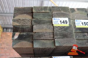 18x Lengths Of Non-Structural, H4 Treated Pine Timber, Approx 120 X 45mm X 3m