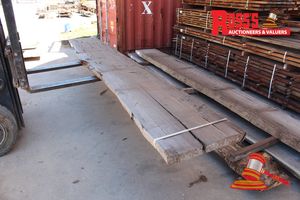 Jar252 - Jarrah Standard And Better Grade 550-650x60m.M @ 4.1m - Rough Sawn Slab