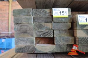 18x Lengths Of Non-Structural, H4 Treated Pine Timber, Approx 120 X 45mm X 3m