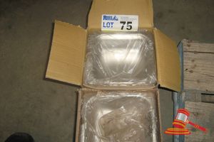 12 X Gastronorm Trays, 65mm Deep 1/6 No Lids