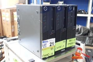 3 X Lenovo Thinkcentre Desktop Pc'S, Model: M90p, Intel I5 650 3.2ghz Cpu, 4gb Ram, 250gb Hdd, No Os, Untested, Sn: R89pg5a / R87a3xp / R85m5tp , An: Itt04346 / Itt03823 / Itt03500 (Some Marks / No Cables)