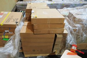 2 · PALLET OF VARIOUS CATERPILLAR PARTS, INCLUDING APPROX 6 x CATERPILLAR HARNESS AS P/N 586-9958, APPROX 5 x CATERPILLAR HARNESS AS P/N 586-9958 (DIFFERENT BOXES)