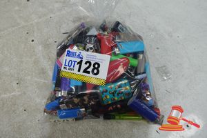 128 · BAG OF 100 LIGHTERS