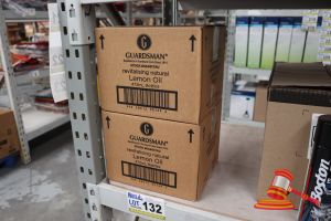 132 · 2x BOXES OF GUARDSMAN REVITALISING NATURAL LEMON OIL, 473ml