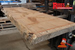 2 · JAR240 - JARRAH STANDARD AND BETTER GRADE 600-650x68mm @ 2.0m - Rough Sawn Slab
