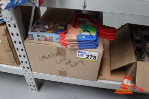 BUNDLE OF TOYS INCLUDING: 1x BOX OF CASTORLAND PUZZLES 'LITTLE RED RIDING HOOD' AND FLYING RINGS, ALL UNOPENED