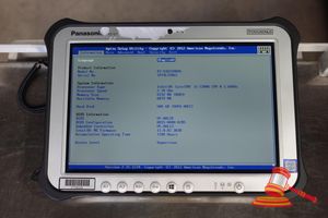 36 · PANASONIC FZ-G1 TOUGHPAD, INTEL CORE i5 7300U 2.60GHZ CPU, 8GB RAM, 500 SSD / NO OS, 1180 HOURS, SN:1FTSC37863 AN:ITT36044, UNTESTED ( NO CHARGER / SOME MARKS)