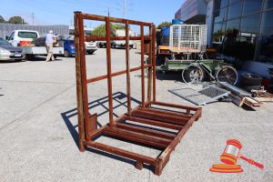 465 · FORKABLE STEEL STILLAGE, APPROX L2110 x W1100 x H1700mm