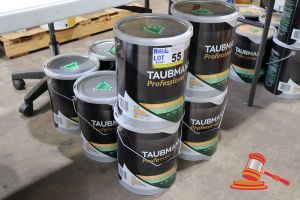 55 · 8 X TAUBMANS PROFESSIONAL OIL BASED ENAMELS, WHITE, 10L, GLOSS