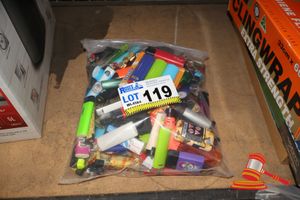 Bag Of Approx 100 X Assorted Lighters