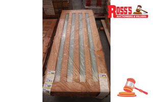 Timber Door With 4x Frosted Glass Panels, Code: Ed 78, 2040 X 820 X 38mm