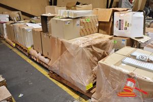 345 · ASSORTED FILTERS AND PARTS, INCLUDES: BALDWIN FILTER, FILTEC HYDRAULIC FILTER ELEMENTS, REXHELS CORPORATION HYDRAULIC ELEMENT FILTER P/N:110564,BALDWIN LONG LIFE P/N:020723, COMPRESSOR FILTER, VARIOUS OTHERS (POSS UNUSED, BOXED, ON A PALLET). (S44#4974672430/A), (DR#1733)