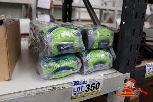 350 · 4x PACKS OF KOMATSU GLOVES, SIZE: 3XL