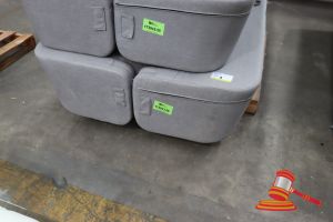 1 X Transformer Sofa, 2-Tone Gray Upholstery, (Sofa Or Ottoman) L2130 X W1300 X H400, (Near New Condition)