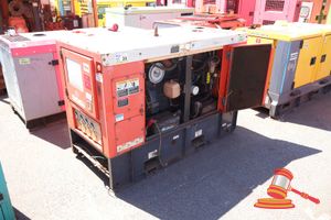 1 X Kubota Diesel Generator, Model: Sq3200b-Au-B, Mfg. No: 07024w, 20kva, 415v, 3 Phase, 50hz, Approx; 770mm W X 1.7m L X 1.2m H, Hours Unsighted, Untested, (Asset# Gs3333)