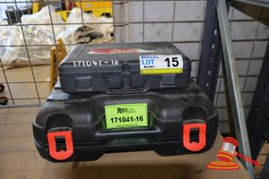 1 X Black & Decker Angle Grinder, Model: Fs7500ag-Xe, 1200w, 125mm, 230v Ac, Untested (Includes Case And Spare Disc) 1 X Ozito Rotary Tool, Rtg-920vk, 3.2mm, Die Grinder, Untested (Includes Case And Accessories)