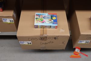 Box Of Castorland Puzzles - Cinderella, All Unopened