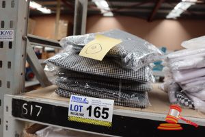 10pcs BUNDLE OF CHEFS PANTS, SIZE: L