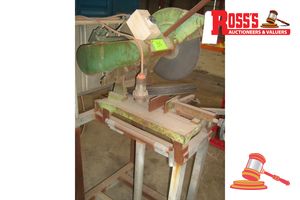 Cut Off Saw, 400mm C/W Custom Built Stand