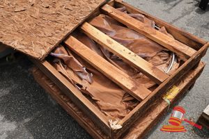 2 X Metal Rings, Approx; 900mm D, Some Marks, In A Crate (Po; 1004658137)