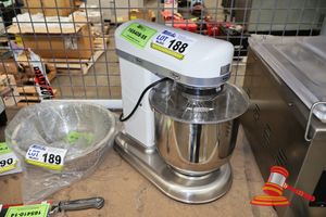 Catercook Planetary Mixer 7lt With Whisk- Hook - Paddle. (Unused)