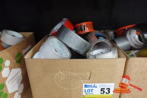 53 · BOX OF ASSORTED TAPE