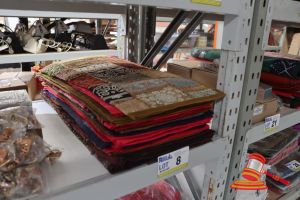 8 · BUNDLE OF COLOURFUL BEADED CUSHION COVERS, 60 x 60cms