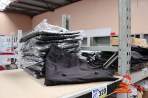 Bundle Of Black Long Sleeve Chefs Jackets, Size: Xl