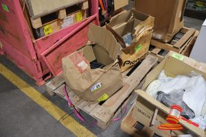Assortment Of Electrical Components, Includes: Atlascop 2658466548, Atlascop 9106168080, Atlascop 9658408843, Atlascop 4055858 Bucyrus, Enerflow Ews-S-Sxsw-30c1, (Boxed), On A Pallet (B9988615)