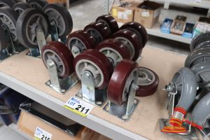 10x CASTOR WHEELS