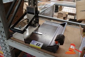 22 · PRECISION CUTTER AND HOLE PUNCHER