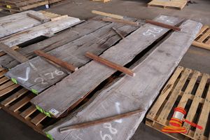 Live Edge Jarrah Slab, 4.1 X 440/670 X 60