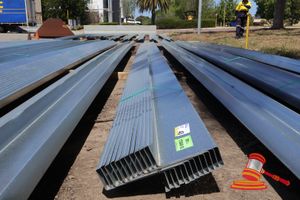 Gal Steel Z Purlins, Approx 200mm - 12 Pcs At 8.4m