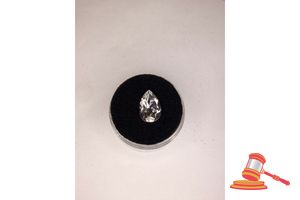 25 · WHITE QUARTZ, PEAR CUT, 3.2 CTS