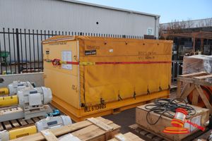 44 · 1 X ABB MOTOR, TOSHIBA , 375 KW, 3300V, 1485 RPM, ON TRANSPORT FRAME,(UNTESTED)TOTAL WEIGHT: 5,910KG)(B8599449)