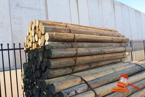 7 · PINE POSTS, 70 x 1.8M x 85-100mm