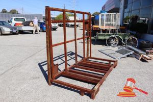 467 · FORKABLE STEEL STILLAGE, APPROX L2110 x W1100 x H1700mm