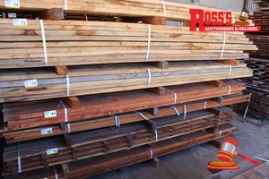 77 · SBG205 - SYDNEY BLUE GUM STANDARD AND BETTER GRADE 140-150x40mm Rough Sawn Boards-9@3.1m